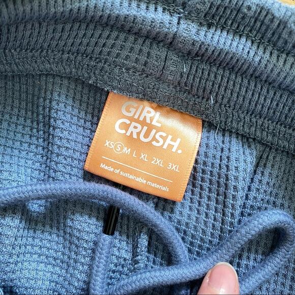 Girl Crush - Waffle Cargo Jogger in Blue - Picture 6 of 8